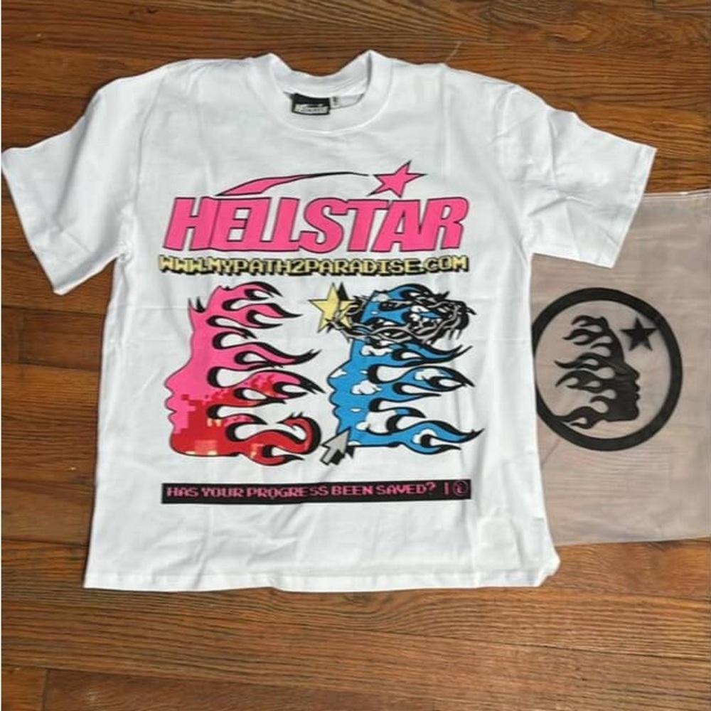 Kids Graphic T-Shirt - White, Pink, Blue